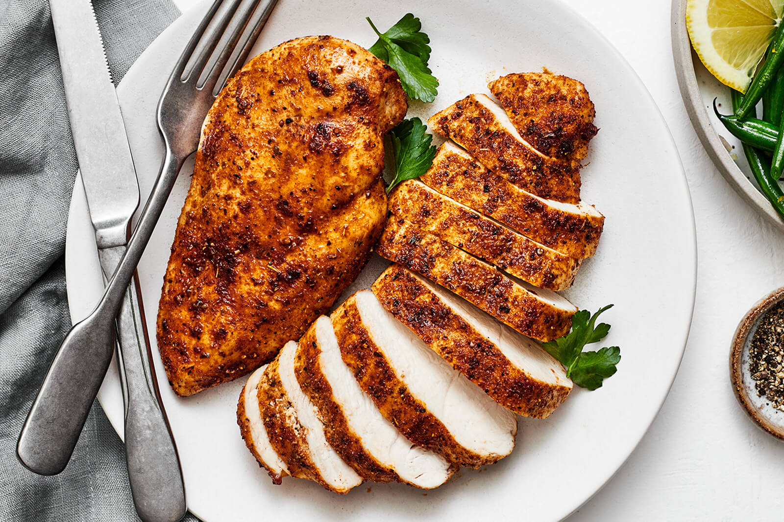 Air Fryer Chicken Breasts (in 10 minutes!) - Downshiftology